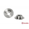 ΔΙΣΚΟΠΛΑΚΑ ΠΙΣΩ ΦΡΕΝΩΝ REAR BRAKE DISCS AUDI SKODA VW 08.5743.14 BREMBO