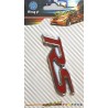ΔΙΑΚΟΣΜΗΤΙΚΟ ΜΕΤΑΛΛΙΚΟ ΣΗΜΑ RS ΚΟΚΚΙΝΟ 23445 STAX