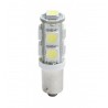 T4W 12V/2.16W BA9S (ΜΙΝΙΟΝ) LED 9XSMD5050 ΛΕΥΚΟ 1ΤΕΜ.