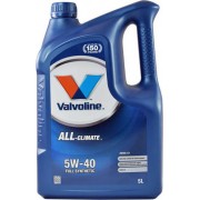 5W-40 ALL CLIMATE FULL SYNTHETIC 5LT VALVOLINE