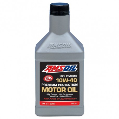 AMSOIL Synthetic oil 10w40 946ml.