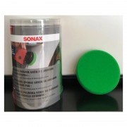 Σφουγγάρι Profiline Γυαλίσματος Πράσινο μεσαιο 80mm σετ 6 τεμ 493541 SONAX