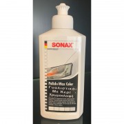 SONAX Color και Wax Nano Χρωμοαλοιφή Ασπρη 250ml