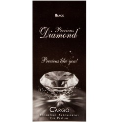 Cargo Αρωματική Καρτέλα Κρεμαστή Αυτοκινήτου Precious Diamond Black