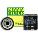 Mann Filter W68/3 Φίλτρο Λαδιού Αυτοκινήτου για Toyota/Lexus/Citroen
