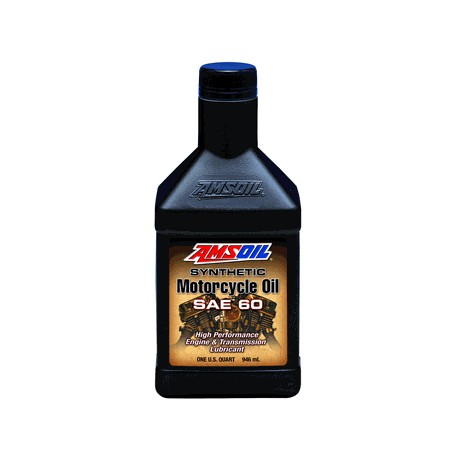 60W MCSQT 946 ml Synthetic Motorcycle Oil AMSOIL