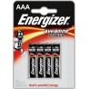 ΜΠΑΤΑΡΙΑ ΑΛΚΑΛΙΚΗ 4 ΤΕΜΑΧΙΑ ALKALINE POWER AAA LR03 BL4 1.5V ENERGIZER