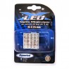 Λάμπες πλαφονιέρας με 16 LED 35x35mm μπλε 13340 AUTOLINE
