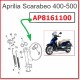 ΓΝΗΣΙΑ ΒΙΔΑ ΠΛΕΥΡΙΚΟΥ ΣΤΑΝΤ Scarabeo 400-500 (AP8161100) APRILIA moto GENUINE