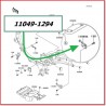 ΒΑΣΗ ΣΧΑΡΑΣ ΔΕΞΙΑ ΚΑZΕ-R (11049-1294) KAWASAKI moto GENUINE