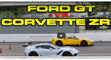 Ford GT Εναντίον Corvette ZR1! Ποιο θα κερδίσει;